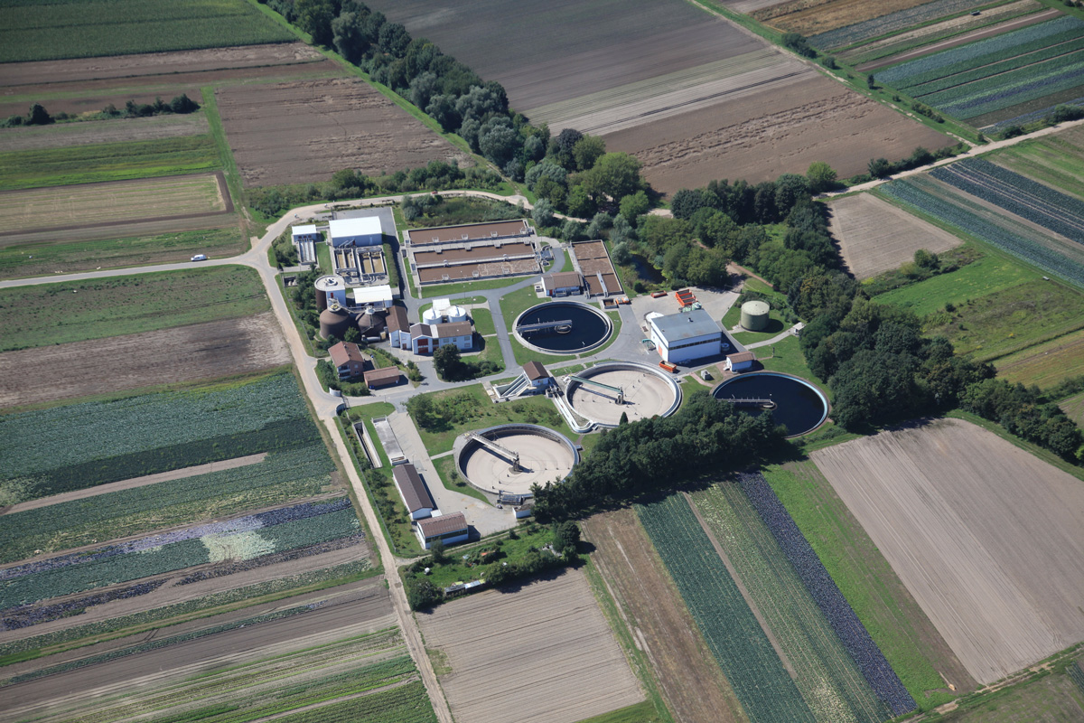 Kläranlage Griesheim (Foto: aquadrat ingenieure GmbH 2010)